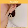 Trendy Copper Earrings With Water Drop Design And Opulent 14k Gold Plating For Stylish Women