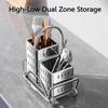 Durable Kitchen Cutlery Organiser 304Stainless Steel Tableware Storage Organizer  Kitchen
