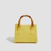 Bohao Bamboo PVC Square Barbie Jelly Crossbody: Stylish, Versatile, Dirt-Resistant, and Easy-to-Clean Summer Women's Evening Bag.