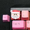 Christmas Santa Keycap for Mechanical Keyboards 3D Printed PETG Gift Gamers Cute Keycap Exquisitely Crafted Keyboard Switch Cap Customization