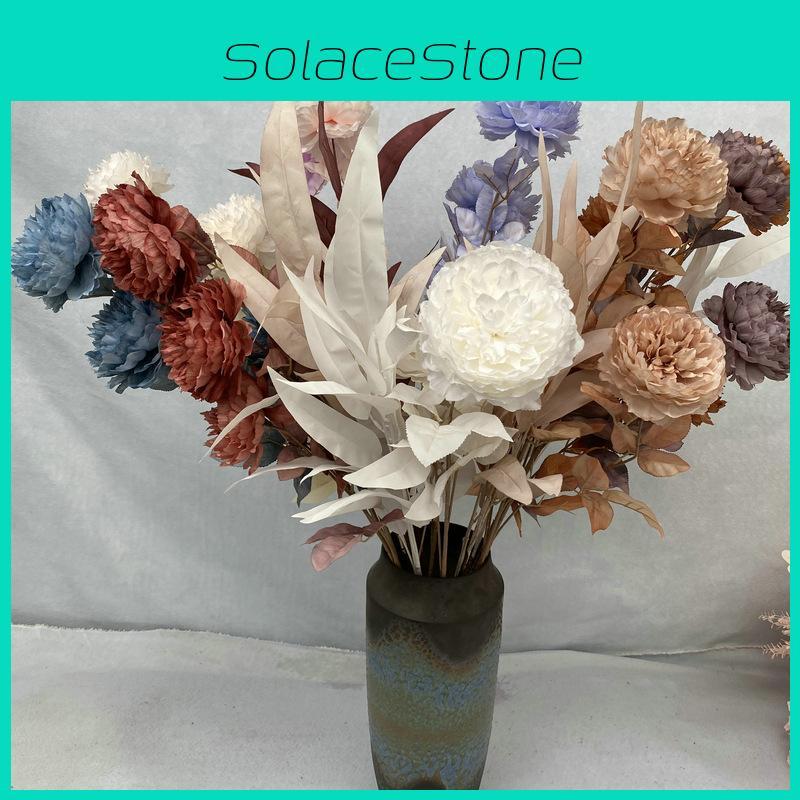 Peony Flower Artificial For Wedding Decor Photography Prop Home Styling Gift