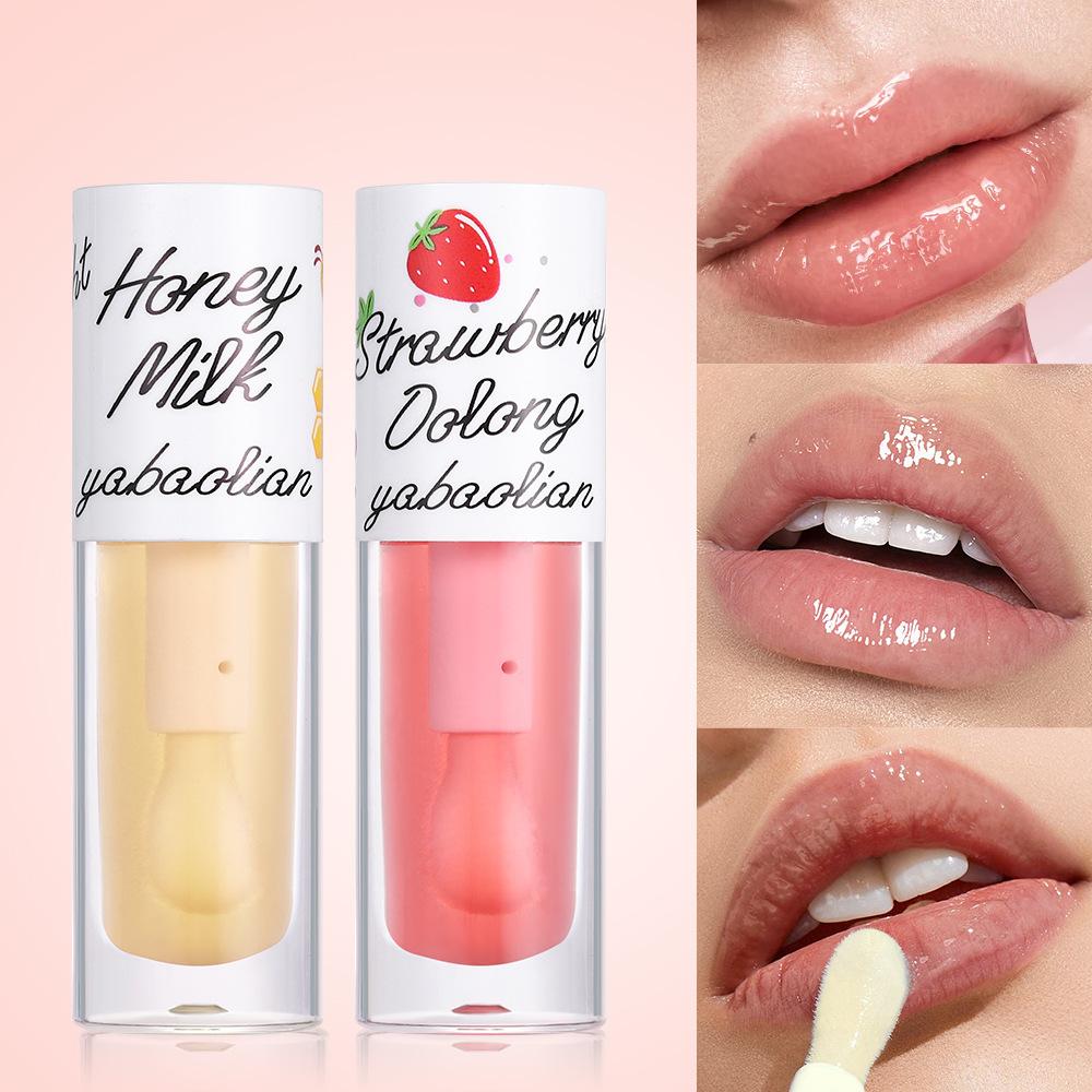 

Увлажняющая и увлажняющая помада Jelly Flower Lipstick розовый
