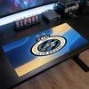 Club Brugge FC Theme Pattern Mouse Pad, Soccer Logo Design XXL Gaming Desk Mat Non-Slip Computer Mouse Pad