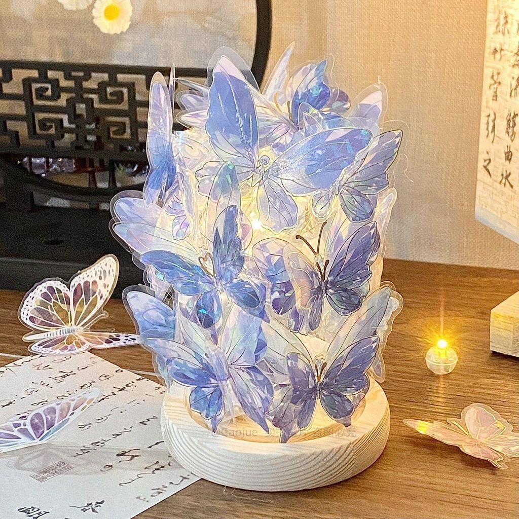 Romantic Qixi Butterfly Lamp Gift Set for Girls & Couples: Decor & Birthday Surprise