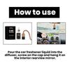 Plant Essential Oil Car Diffuser Natural Aroma 30ml Hanging Air Freshener Long Lasting for Auto and Room