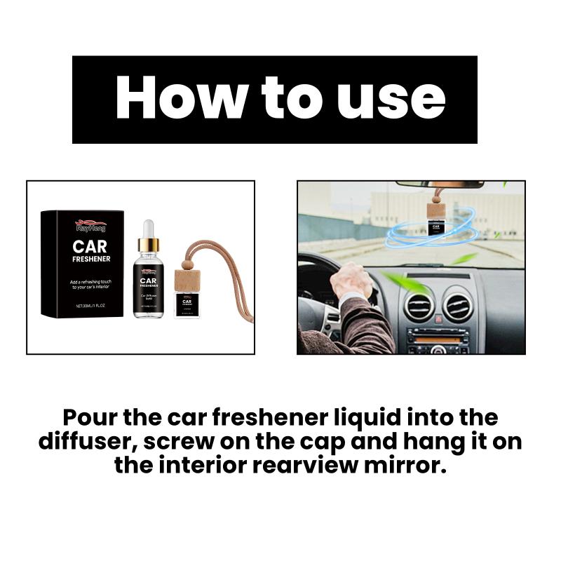 Plant Essential Oil Car Diffuser Natural Aroma 30ml Hanging Air Freshener Long Lasting for Auto and Room