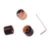 3Pcs Guitar Control Knob Fit Top Wood Set Kit Instrument Accessory for Replacement GD416