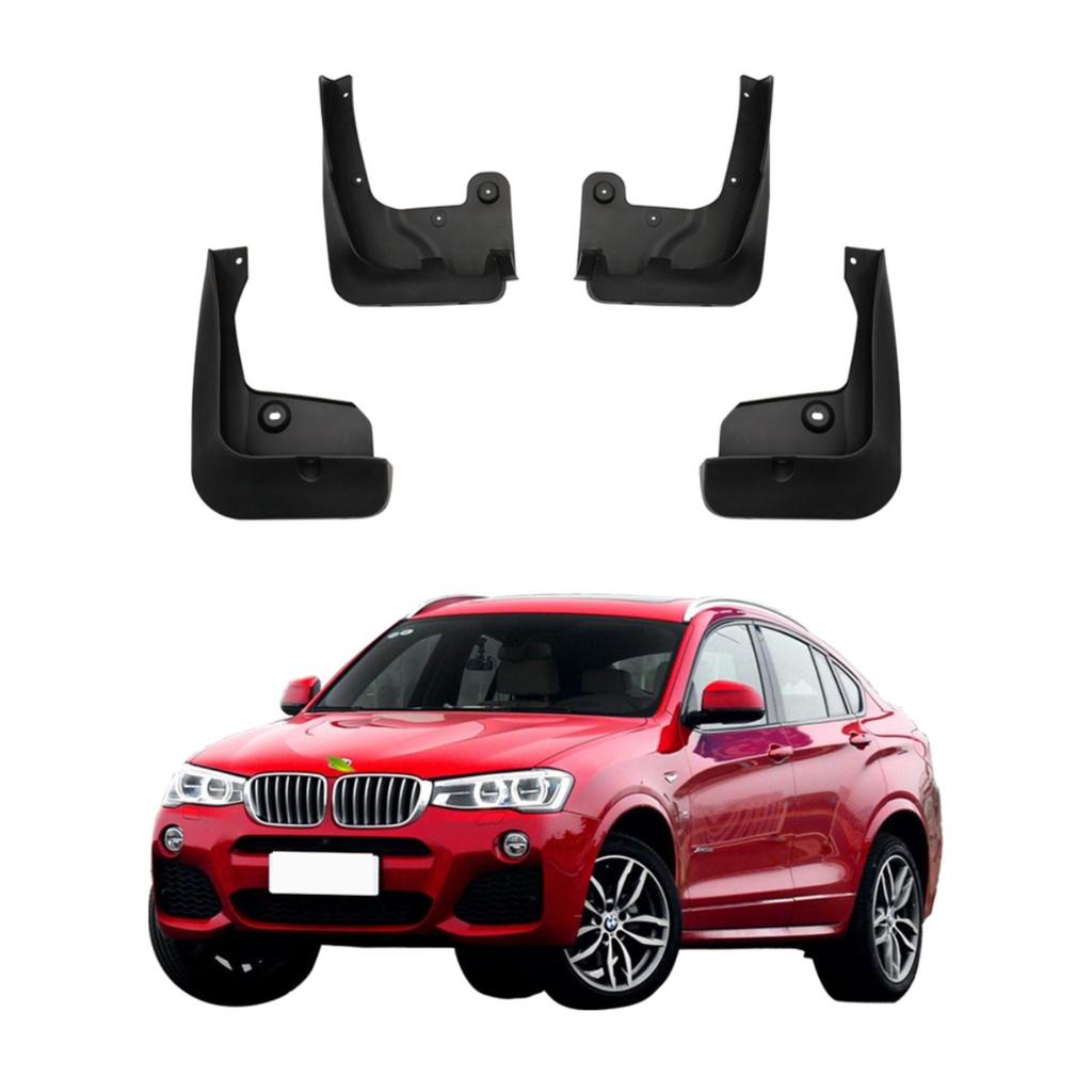 4PCS Car Mud flaps Splash Guards Mudguards Car Mud Flaps Compatible with BMW X4 M-SportS 2014 2015 2016 2017 2018