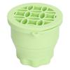 2 in 1 Makeup Brush Cleaning Mat with Brush Drying Rack Folding Space Saving Cosmetic Brush Cleaner Bowl