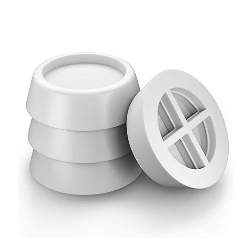 

4 шт. Антивибрационные ножки Резиновые ножки Противоскользящие Бесшумные Подставки-демпферы для стиральной машины Нескользящие накладки 4pcs белый