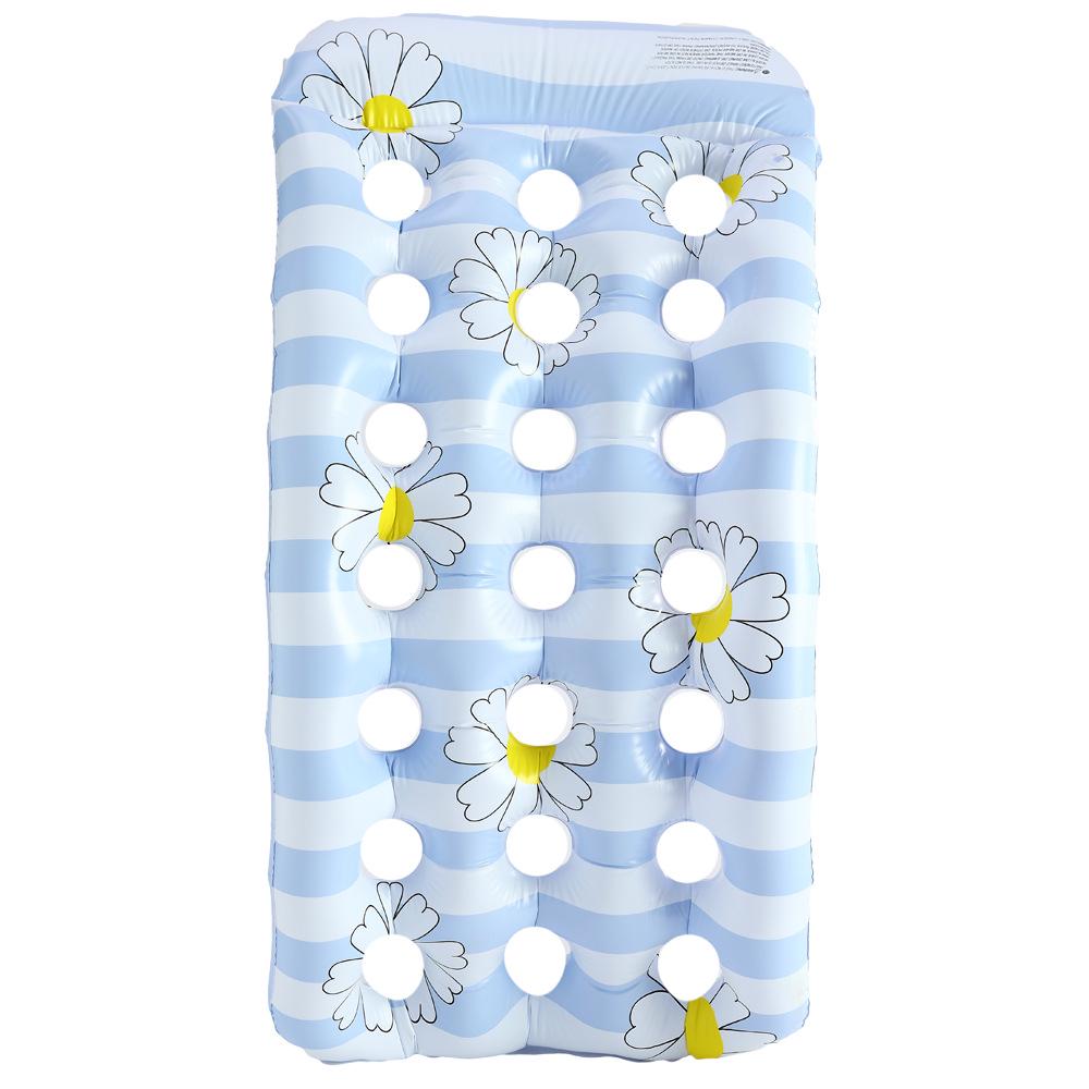 New Style Daisy Stripe Inflatable Pool Float Lounger