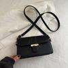 Simple Pu Square Shoulder Bag With Phone Pocket For Casual Wear