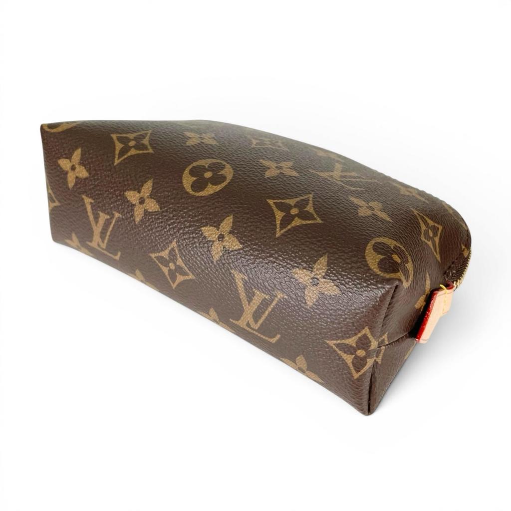 Pristine LOUIS VUITTON Pochette Pochette Cosmetic PM Brown Monogram Canvas Women Used