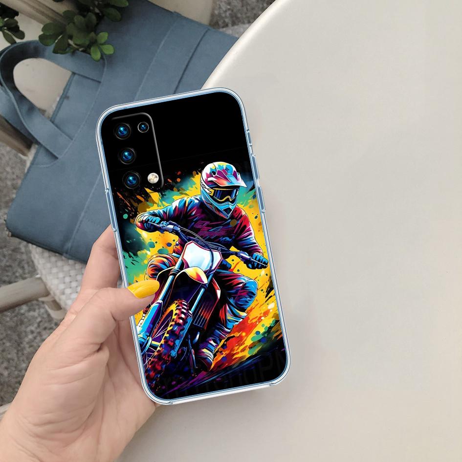 LO95 Motorcycle Racing Phone Case for Motorola Moto G40 G04 G05 One Ace Action  Fusion + Plus Hyper Macro Vision Zoom