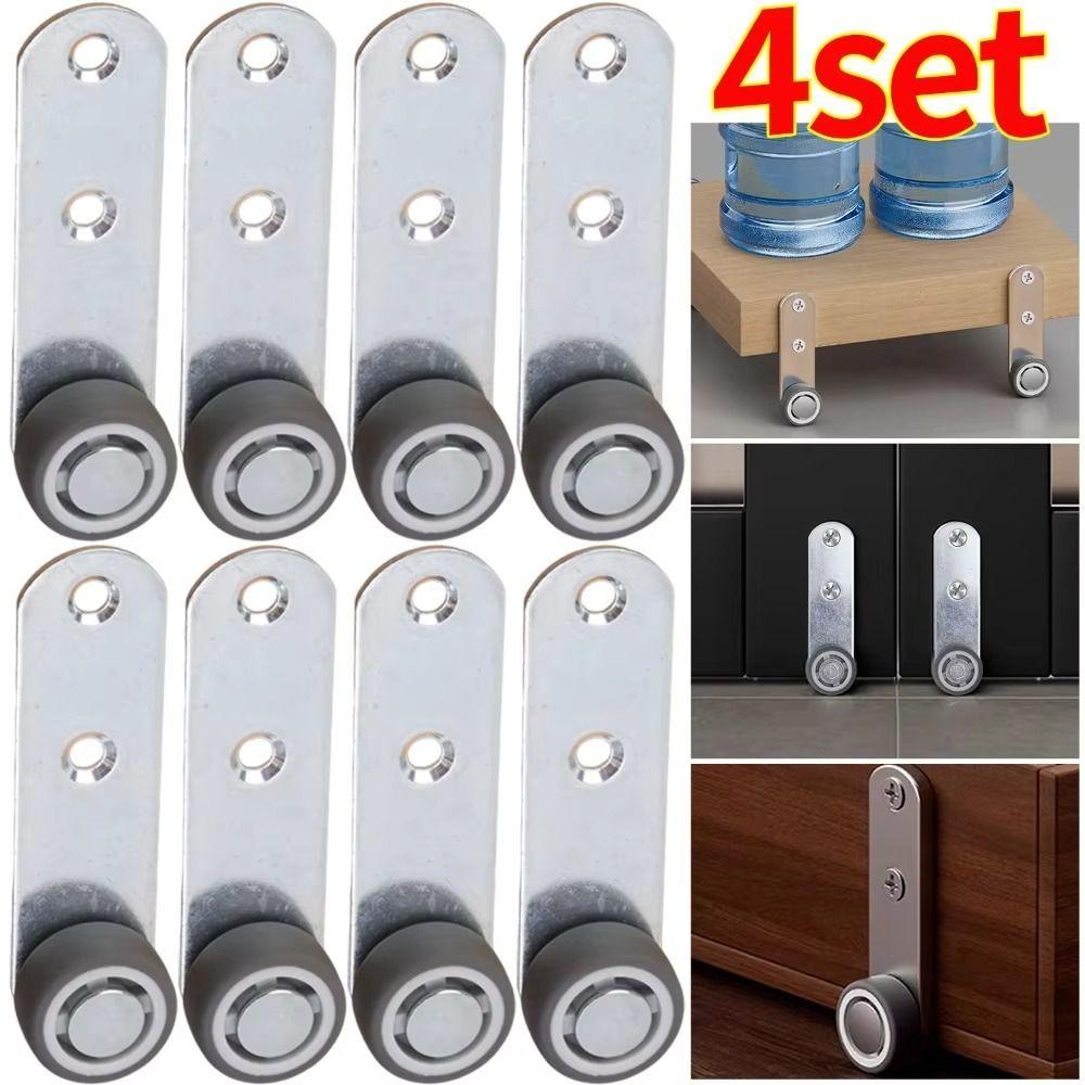 1/2Sets Low Friction Dining Table Glidewheel Wear Resistant Rubber Wheel  Household Moving Tool