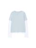 Leusejiem Half Layered Long Sleeve T-Shirt - 3 Colors