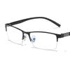 Men's Semi-Rimless Bifocal Reading Glasses - Stylish & Youthful
