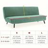 Jacquard Sofa Bed Cover Classic Solid Color 1/2/3 Seater Sofa Protective Cover Armless Seat Slipcovers for Living Room Decor