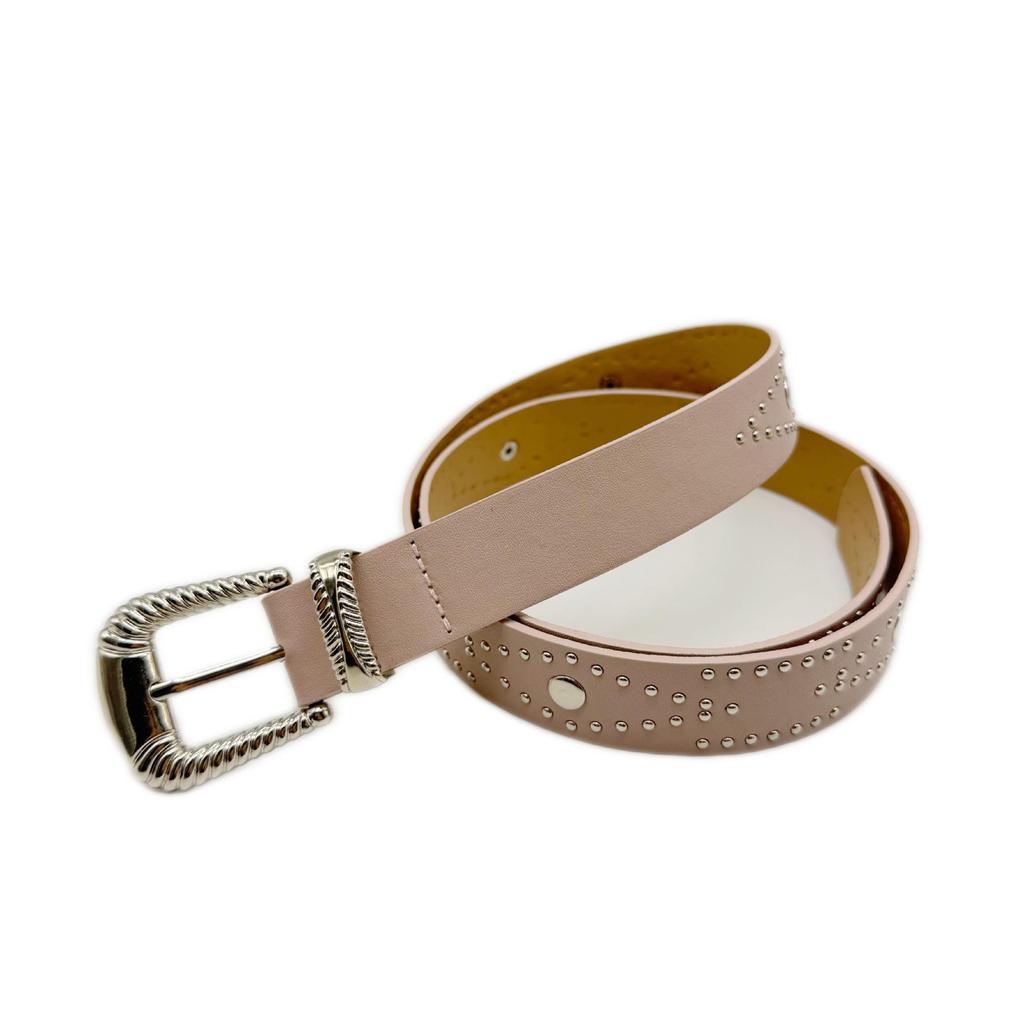 Elegant Women's Western-Style Rivet Waistband Belt - High Quality Fashion