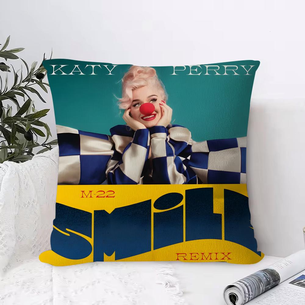 Poszewka na poduszkę Singer K-Katy P-Perry Album Bardzo Miękka Tkanina Przyjazna dla Skóry Komfort Jak Chmura i Ukryty Zamek Błyskawiczny