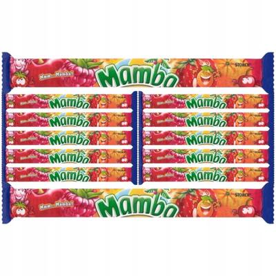 Mamba Fruity Soluble Gummy Candies 106 G (4 X 26.5 G) X 12 Pieces