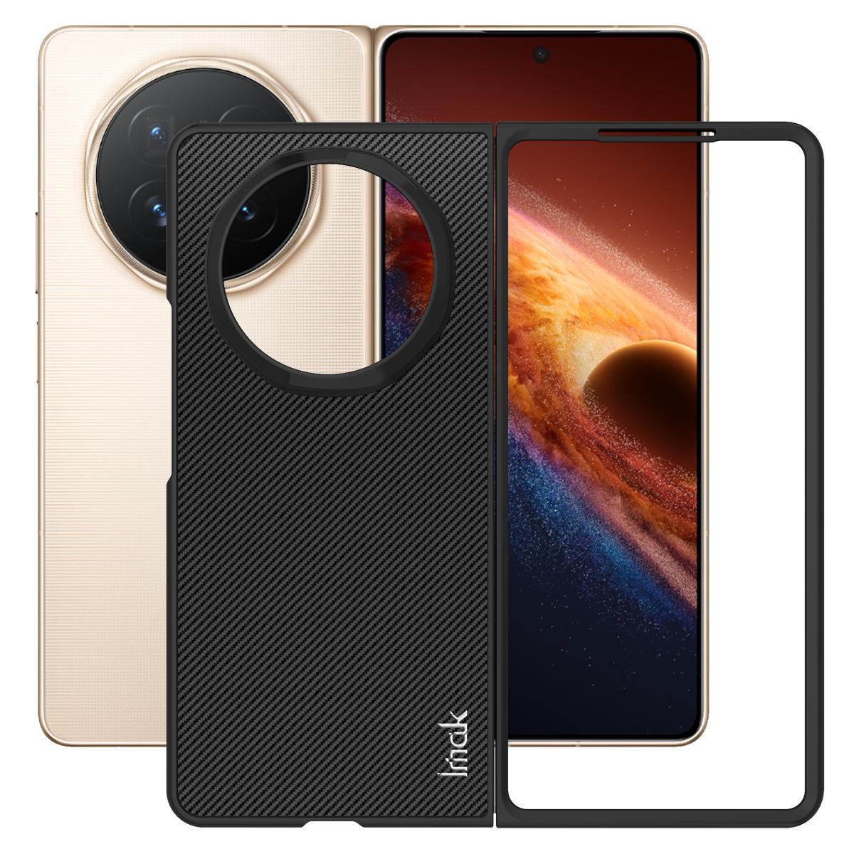 For Honor Magic V6 5G Phone Case IMAK Ruiyi Series Fabric Case Honor Magic V6 5G чёрный