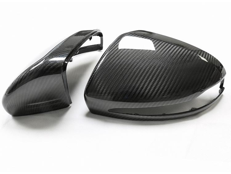 Left-Hand Drive Dry Carbon Fiber Rearview Mirror Cover for Mercedes-Benz B, C, E, S, GLC, GLA, CLA, CLS, W205 Models