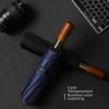 New 10-Rib Automatic High-End Business Log Handle Sunshade Umbrella with Custom Logo
