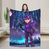 Trollhunters Tales Of Arcadia Flannel Blankets Soft Durable Throw Blanket for Couch Chair Travel Office Bedspread Sofa Bed Cover