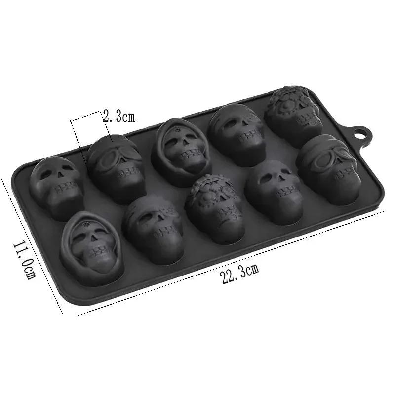 

4-6 Consecutive Food Grade Silicone Ice Cube Mold with Easy Demolding and Quick Freezing Ice Hockey Film Tool Ice Making Mold