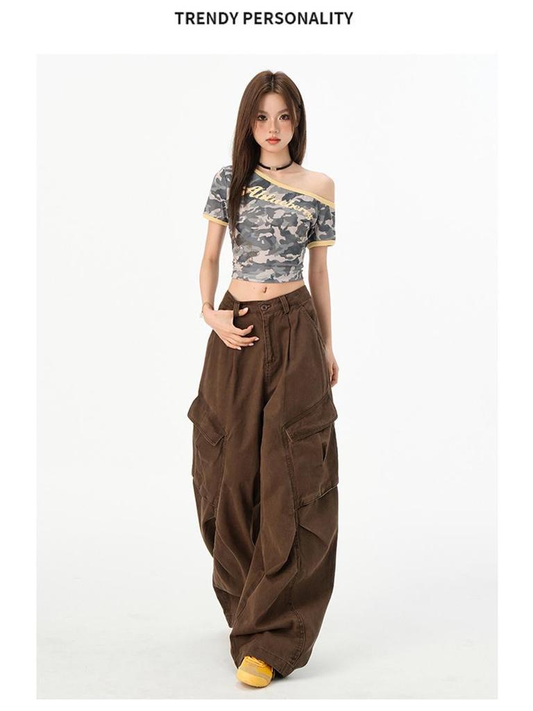 Women's High Waist Wide-Leg Jeans - Autumn Slimming Loose Fit