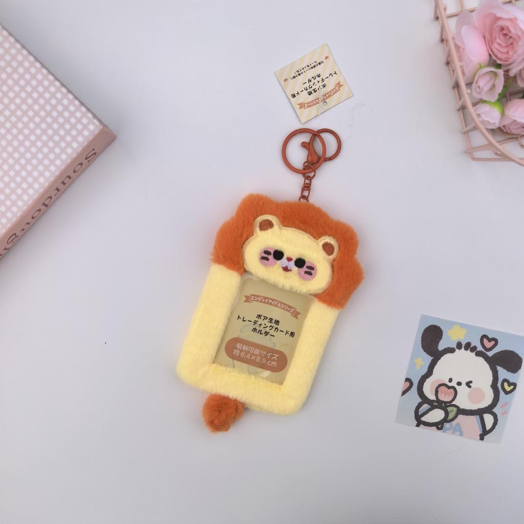 My Melody & KT Cat Plush Card Holder Pendant
