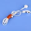 10pcs Faux Leather Data Cable Earphone Cable Faux Leather Tie,Without Battery,for Cable Mana Synthetic Gemstoneent,Organizer