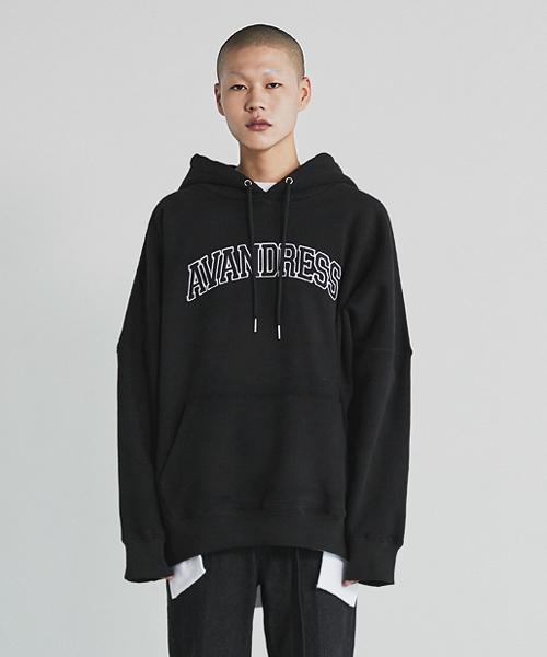 Unisex Overfit Applique Hoodie - 3Col (A Type)