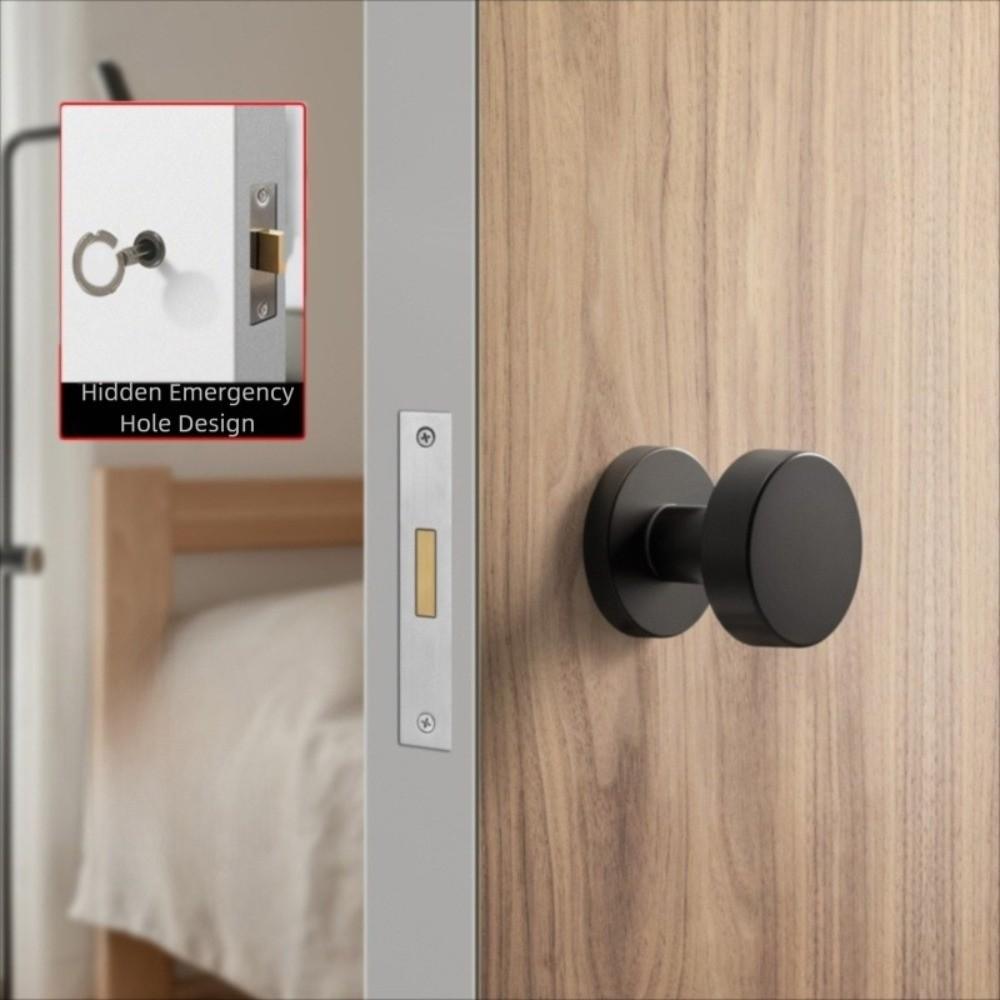 Modern Design Single Side Lock with Key Latch Lock Useful Hidden Door Lock  Office Bedroom Door