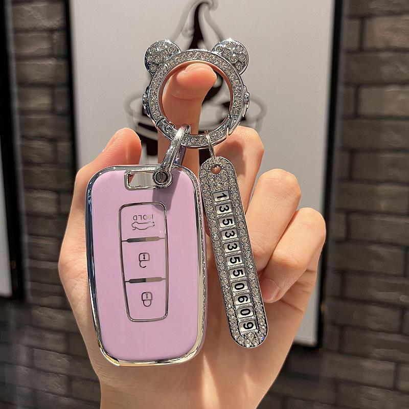 Anwendbar auf Kia Key Case Smart RunK2Fortek3Lion RunK5Pegask4Cachet/Sonata Autoschlüsselhülle