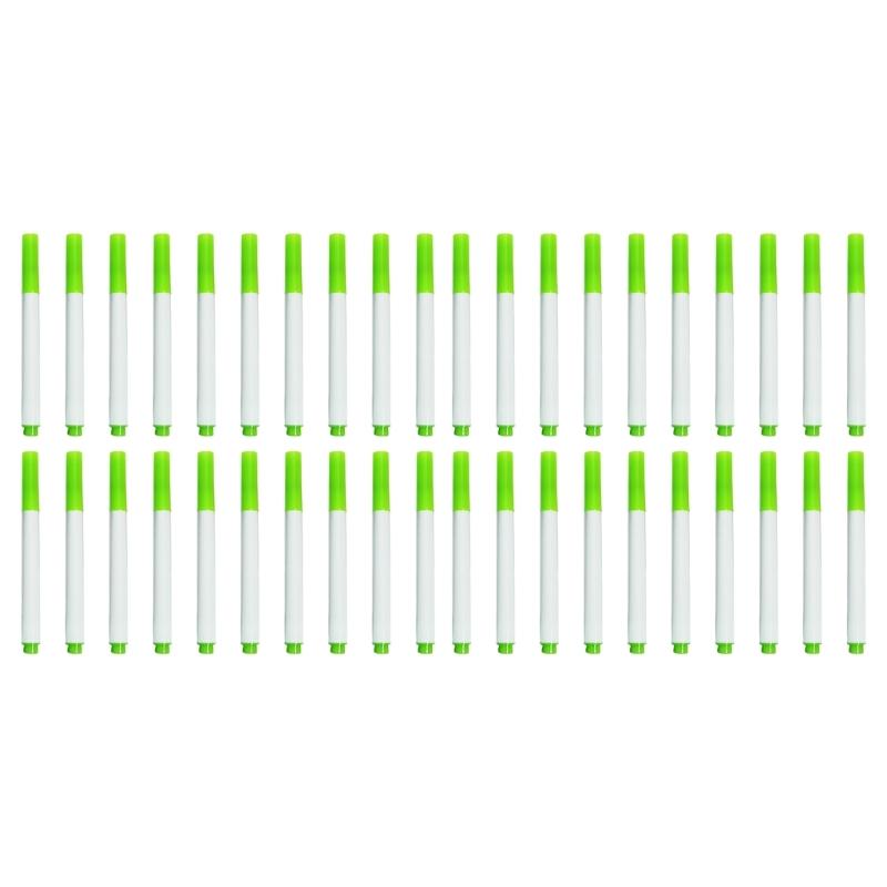 

40Pcs Erasable Whiteboard Markers Quick Drying Water Base Marker Pen for Whiteboard Chalkboard Bulletin Board, 1MM Tip зелений