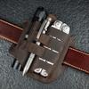 VIPERADE PJ13 EDC Leather Knife Belt Flashlight Handcrafted Organizer Sheath for Tactical and Tools Sheath, Sheath/Leather Holster/Leatherman