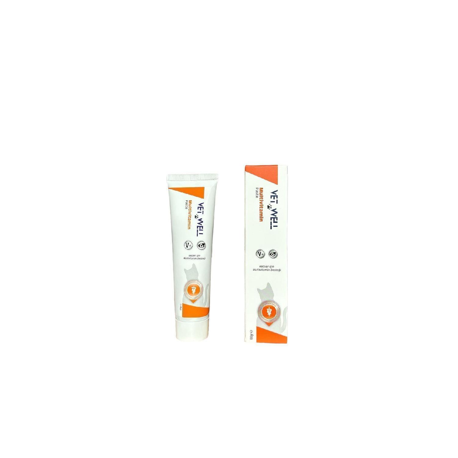 

Мультивитаминная добавка для кошек 100 г витаминной пасты