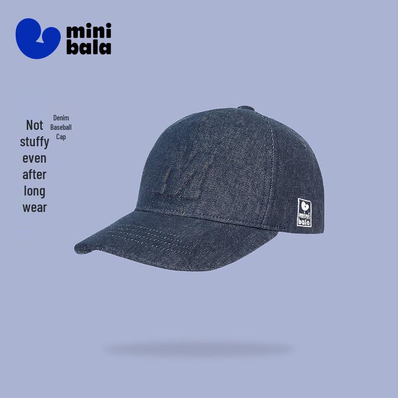 Minibala Kids' Trendy Denim Baseball Cap