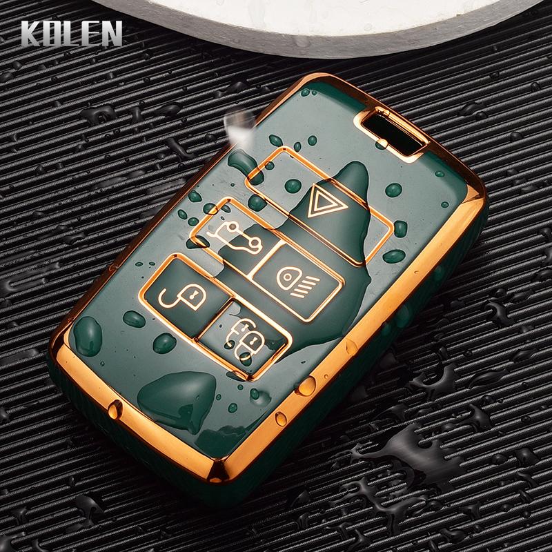 New Tpu Car Remote Key Case Cover Shell For Land Rover Range Rover Evoque Discovery Sport Velar For Jaguar Xe Xf E-Pace F-Pace