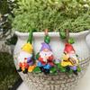 3Pc Resin Dwarf Statue, Dwarf Decoration, Terrace, Courtyard, Flower Pot Decoration