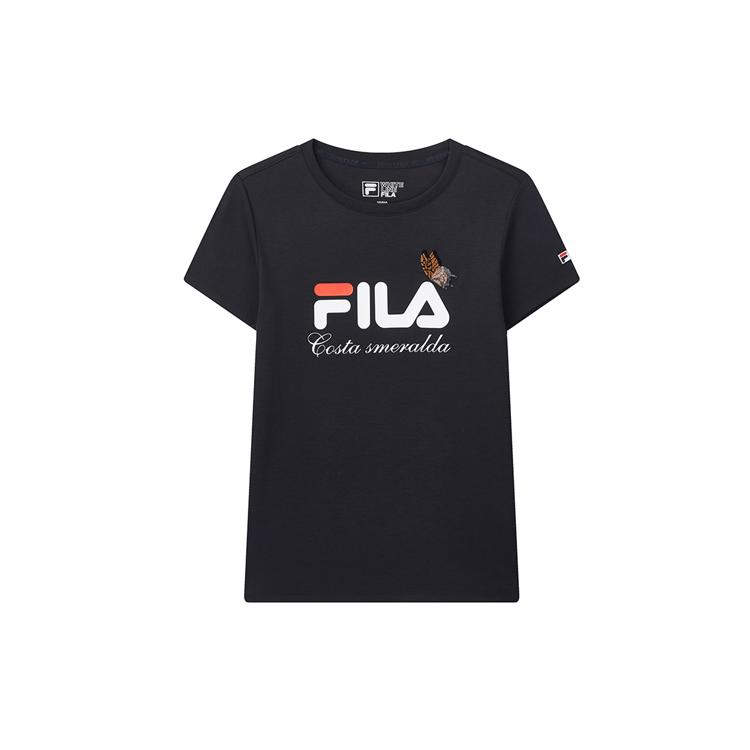 

New FILA T Shirt Women s Legend Blue F11W028115FNV S