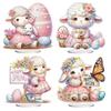 Ostern Schaf Diamant Malerei Tischornamente Set Acryl Sonderform Diamant Malerei Desktop Dekorationen Schlafzimmer Tischdeko