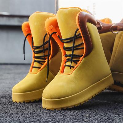 Winter Warm Street Style Herren Motorradstiefel Höhensteigernd Leicht Erwachsener Mann Sportlich Lässig Schuhe Sneaker A2