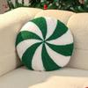 Snowflake Candy Embroidery Christmas Pillow - Creative Irregular Sofa Cushion