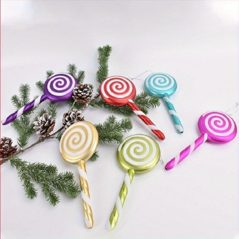 1PC Christmas Decoration Props 20cm Lollipop Decoration Wedding Candy Pendant Home Decoration Party Scene Decoration