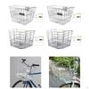Bike Basket Front Stainless Steel Portable Mountain Bikes Storage Rack for Commuting