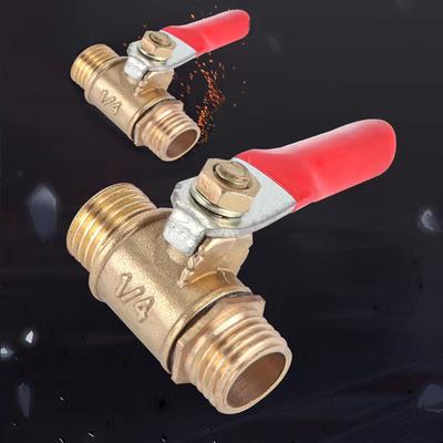 8MM Copper Air Splitter Valve Aquarium Fish Tank Air Pump Flow Splitter Distributor Pump Valve Tap LeverControl Switch Valve