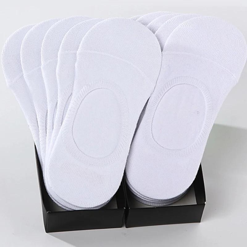 

Унисекс 10 пар хлопковых носков-невидимок, легкие дышащие летние носки до щиколотки, нескользящие низкие носки-лодочки для кроссовок 10pairs белый